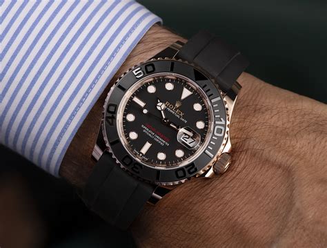 rolex everose yacht master price|rolex rose gold yacht master 40mm.